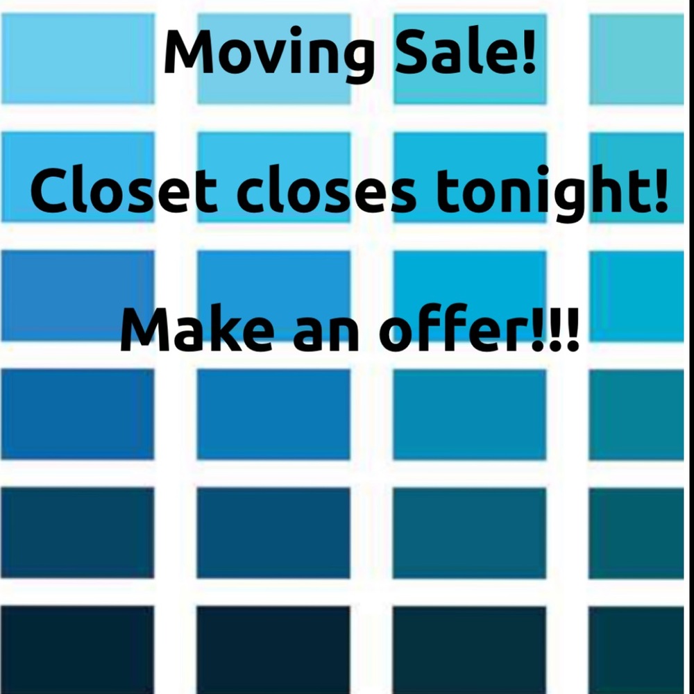 Moving Sale! Closing Closet Tonight!